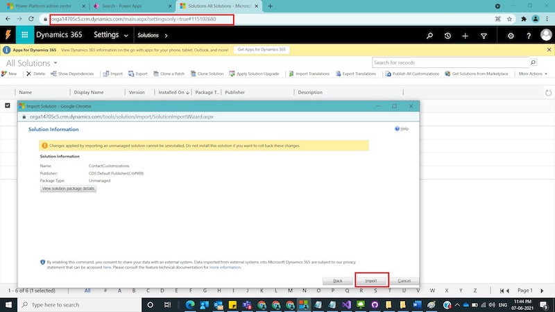 How to Move CRM Customizations  between Dynamics 365 CRM Environments using classic mode and Power Apps Maker Portal.